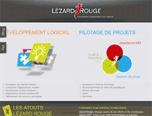 Tablet Screenshot of lezard-rouge.fr